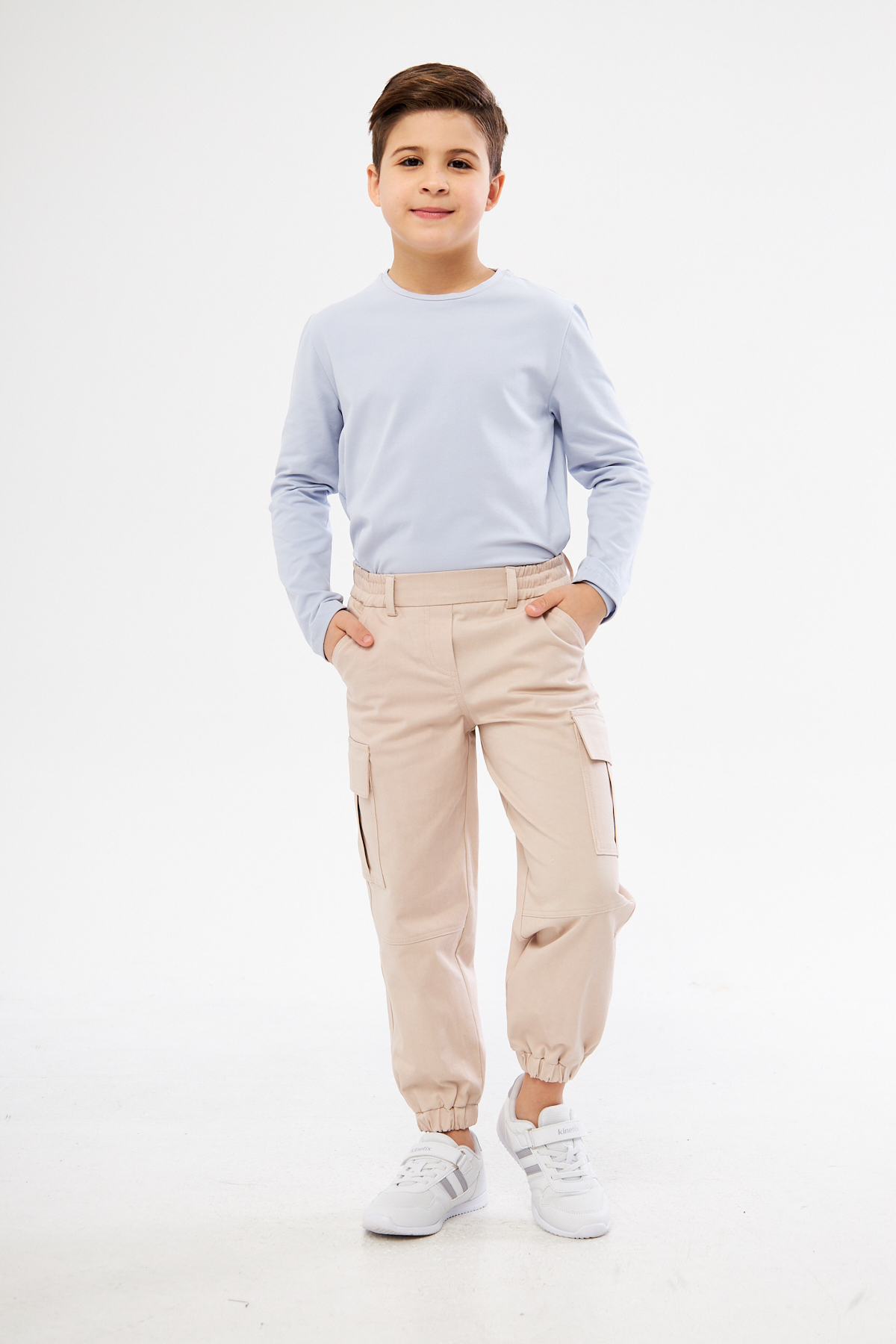 Kargo Cepli Gabardin Jogger Pantolon